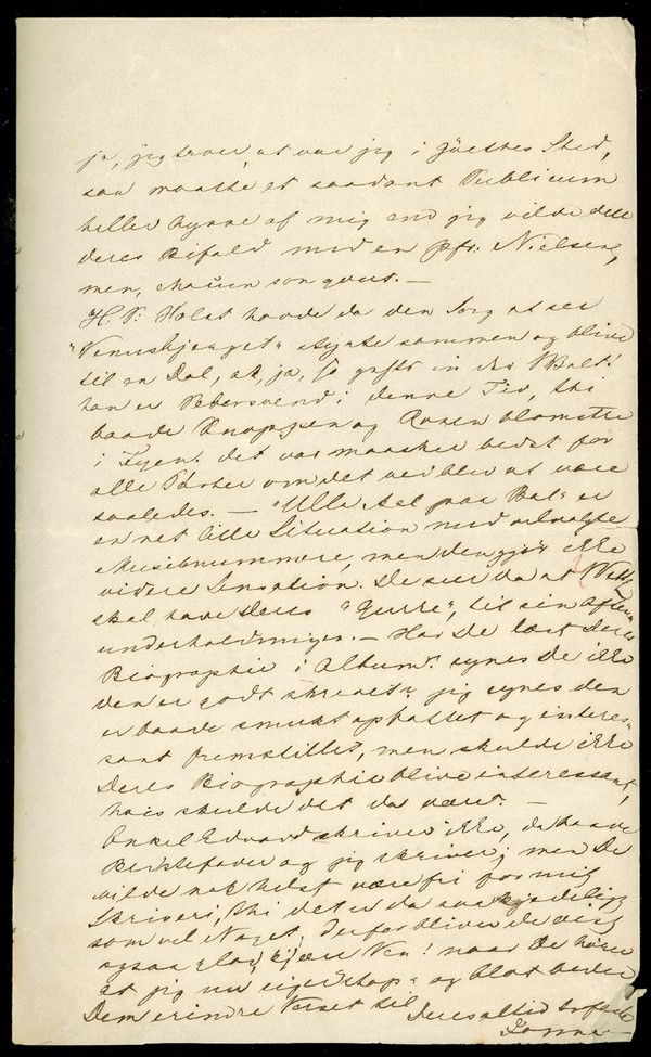 Brev til H.C. Andersen fra Jonna Stampe (11/07-1845)